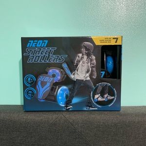 Blue Neon Street Rollers